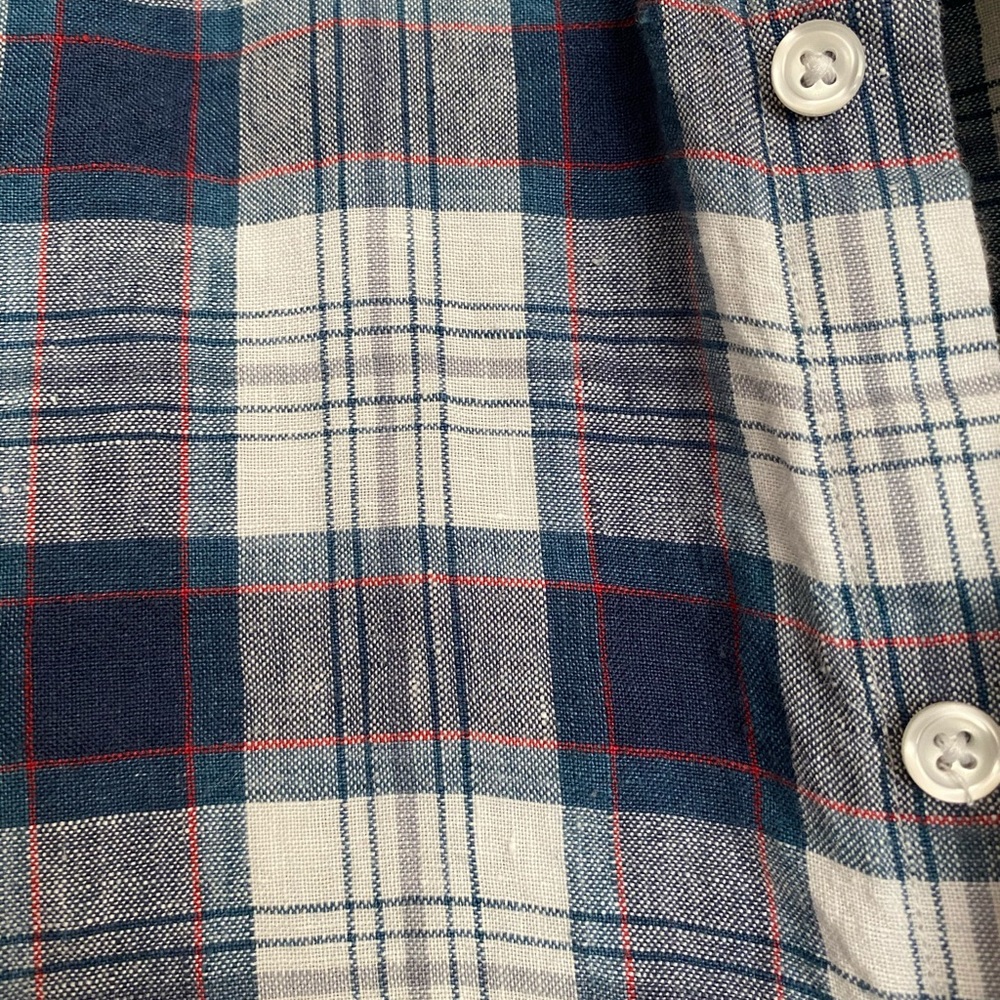 Men’s L/S JCrew Baird McNutt linen shirt